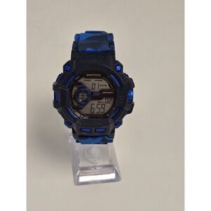 ARMITRON 330ft WATCH FOR MEN BLUE CAMOUFLAGE PRO SPORT CHRONO M1105